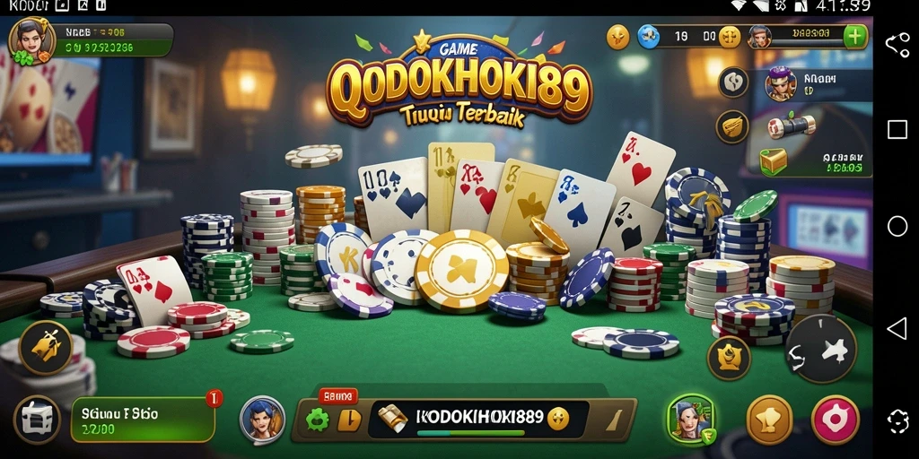 Tampilan gameplay QiuQiu yang menarik dan interaktif.
