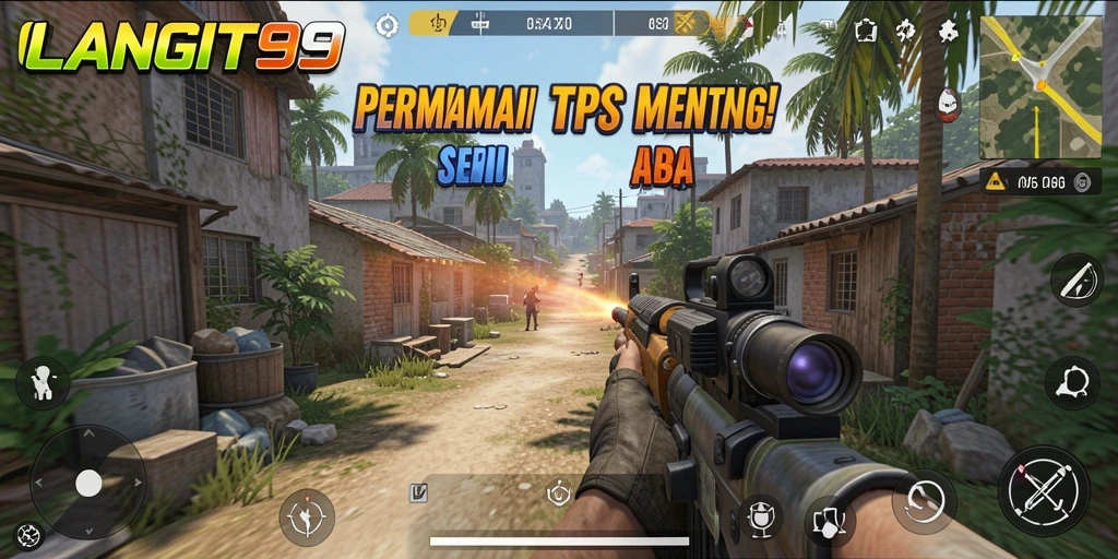 Tangkapan layar LANGIT99 menampilkan aksi seru dalam gameplay TPS.