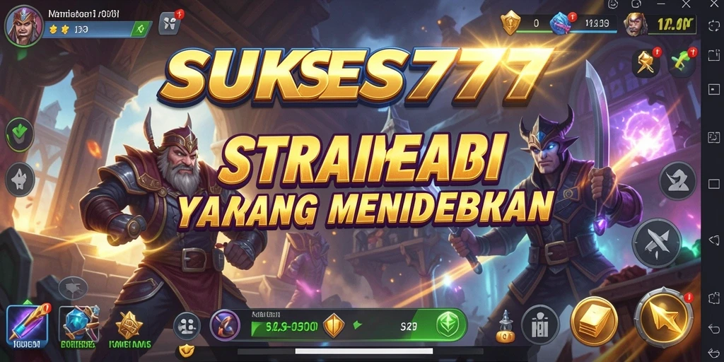 Screenshot gameplay SUKSES777 yang menunjukkan aksi strategi menegangkan.